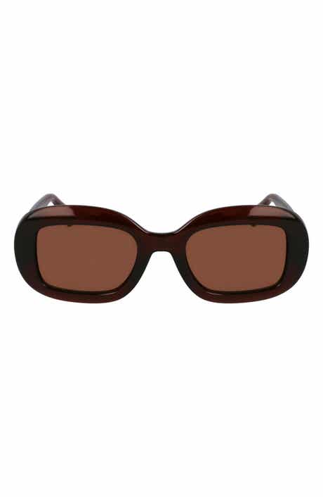 FERRAGAMO Gancini 51mm Oval Sunglasses