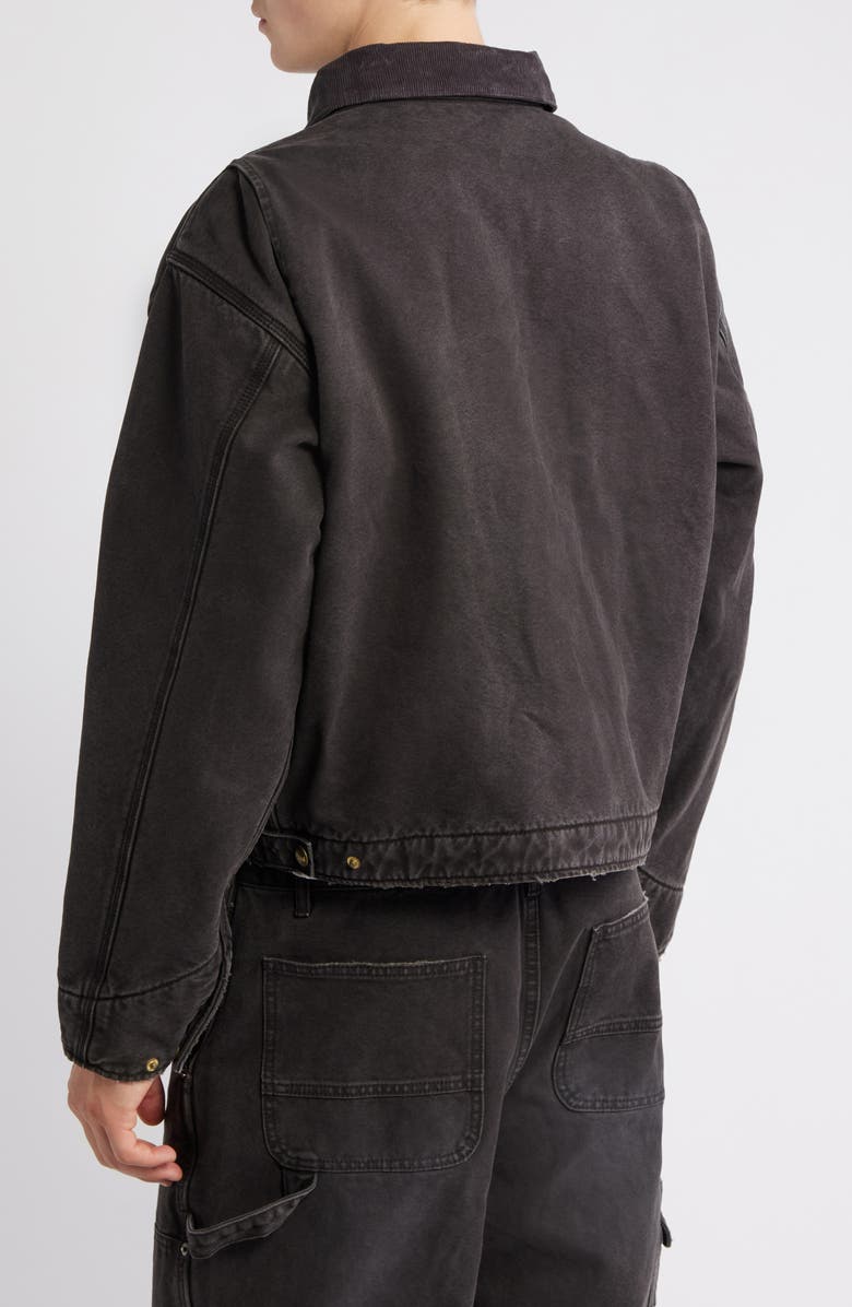 Elwood Petrol Canvas Jacket, Alternate, color, Black