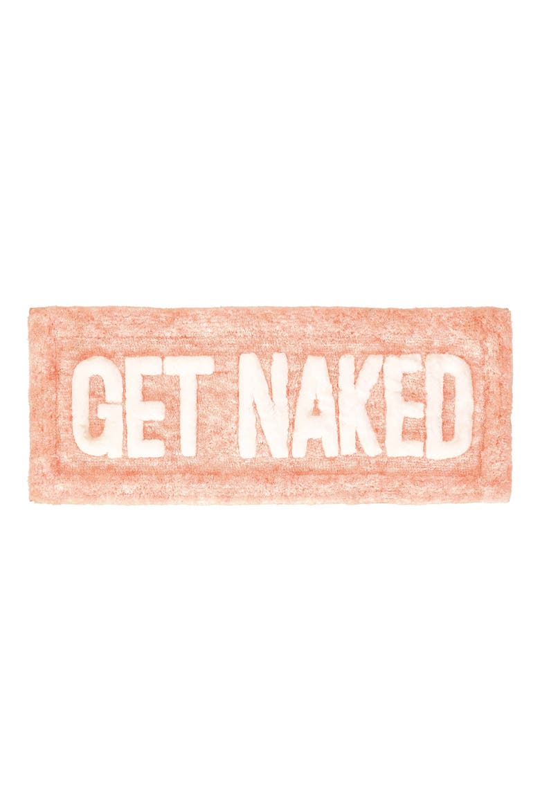 Get Naked Statement Bath Rug, Main, color, BLUSH