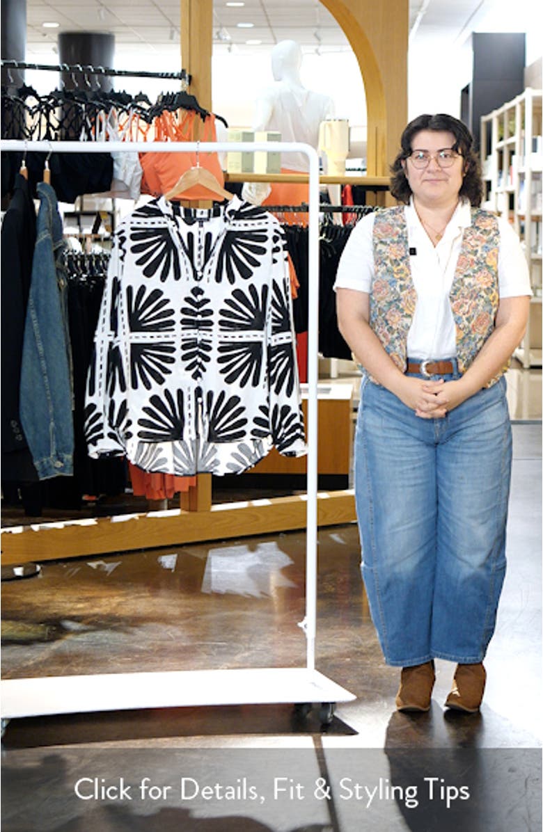 Aix Linen Blend Button-Up Shirt, sales video thumbnail