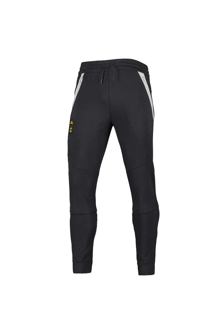 Men's adidas Charcoal Columbus Crew 2023 Player Club Travel Pants, Alternate, color, Black