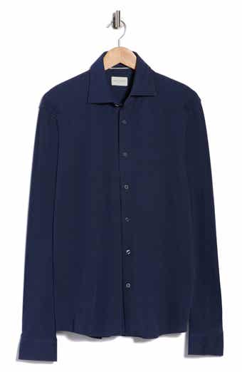 Jack Victor Bernard Long Sleeve Knit Shirt