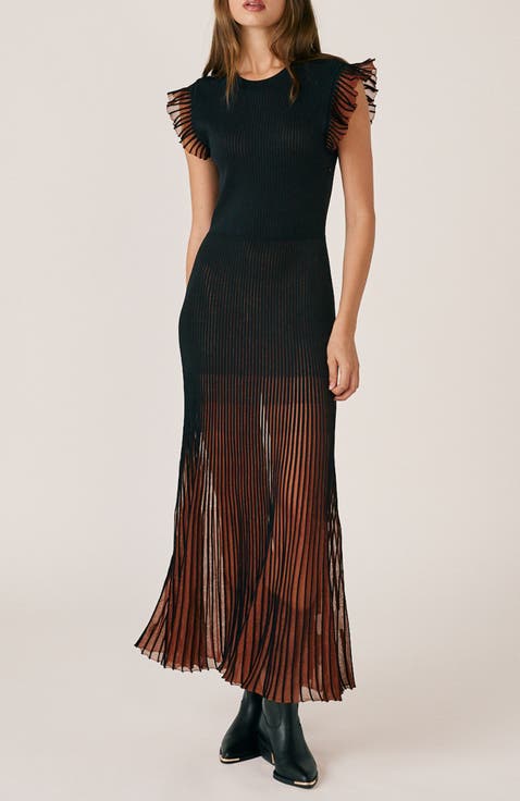 Ribbed Midi Dress