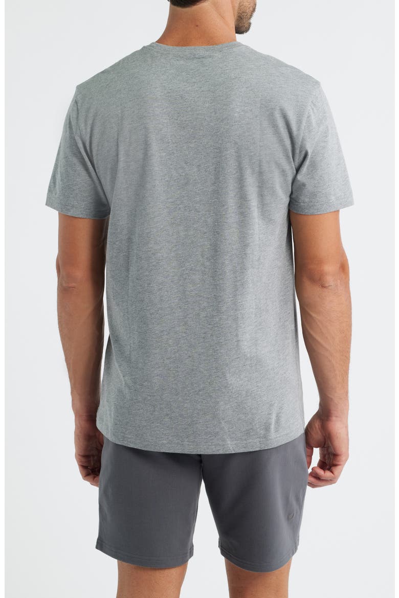 Slim Fit Crewneck Pima Cotton T-Shirt, Alternate, color, GREY HEATHER
