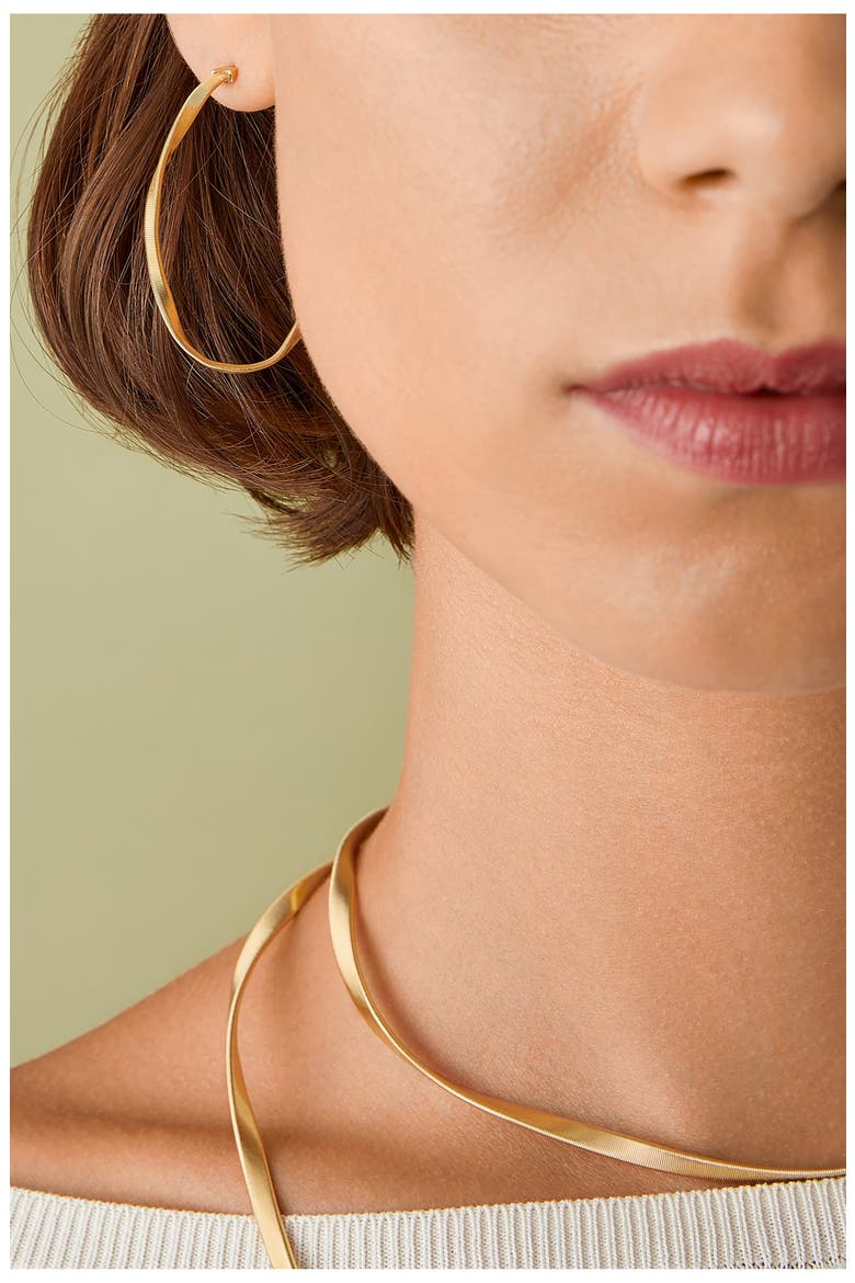 Marrakech Twist Hoop Earrings, Alternate, color, GOLD