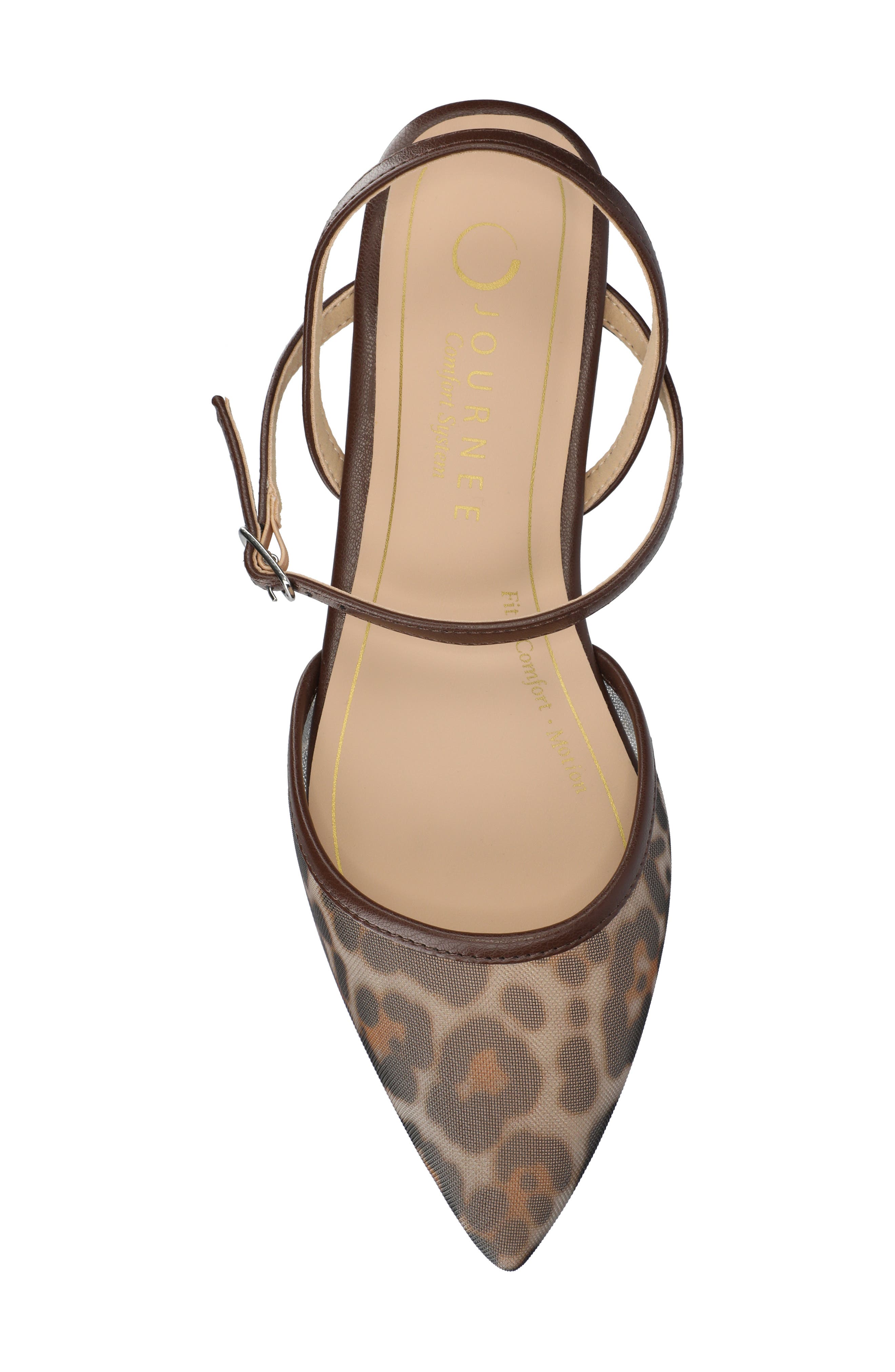 Martine SuperNatural Shades Slingback Flat, Alternate, color, LEOPARD MESH
