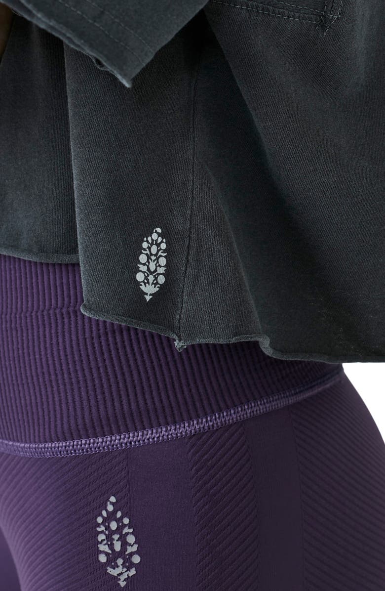 Free People FP Movement Inspire Tee, Alternate, color, Black