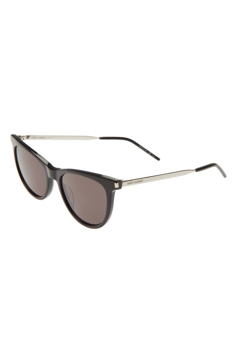 Saint Laurent 54mm Cat Eye Sunglasses, Alternate, color,