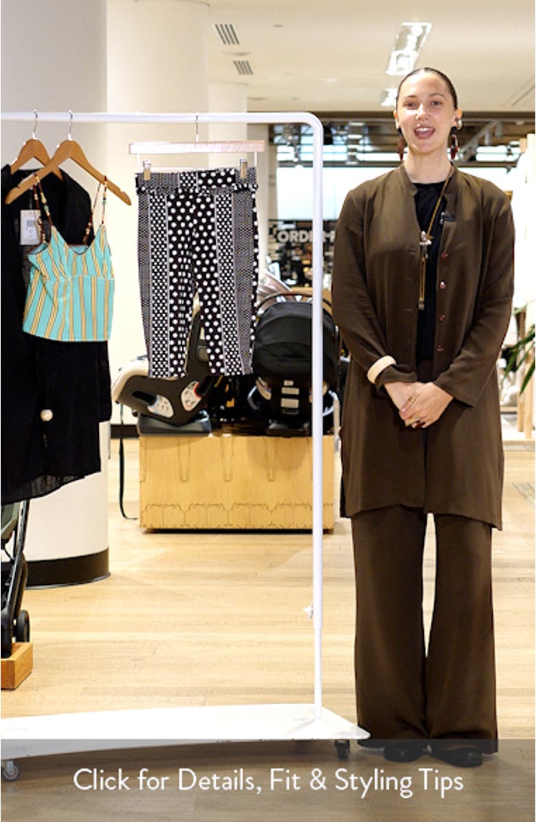Mixed Print Capri Pants, sales video thumbnail