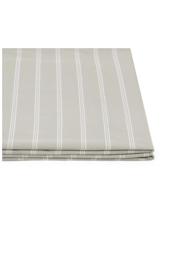 Effortless Stripe Cotton Percale Sheet Set, Alternate, color, LIGHT BEIGE