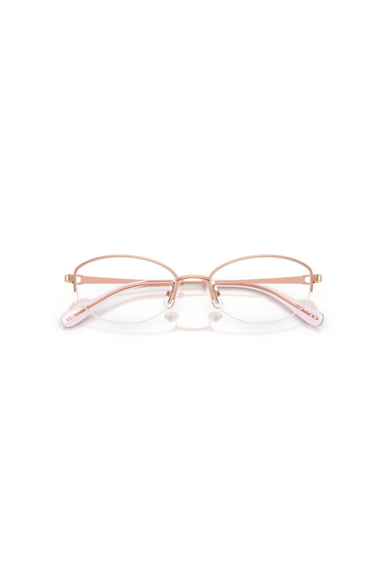 52mm Oval optical glasses, Alternate, color, Gold