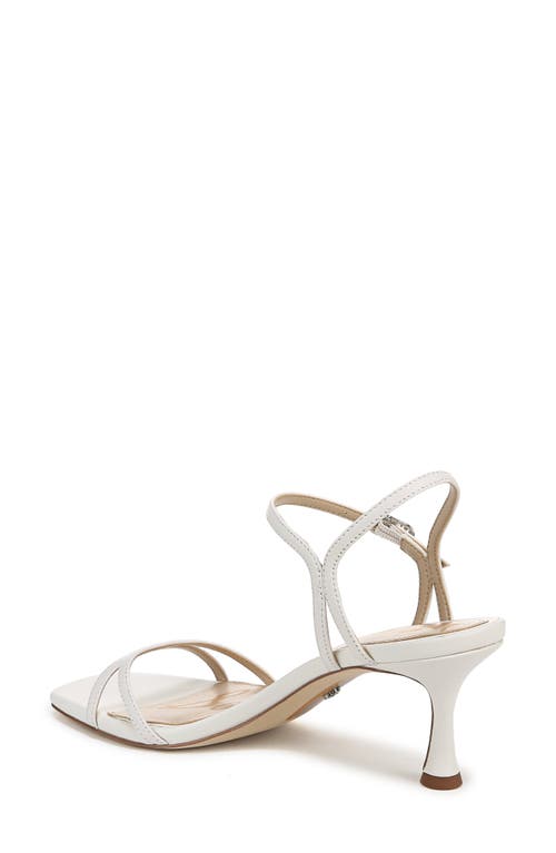 Sam Edelman Presley Strappy Sandal In Bright White
