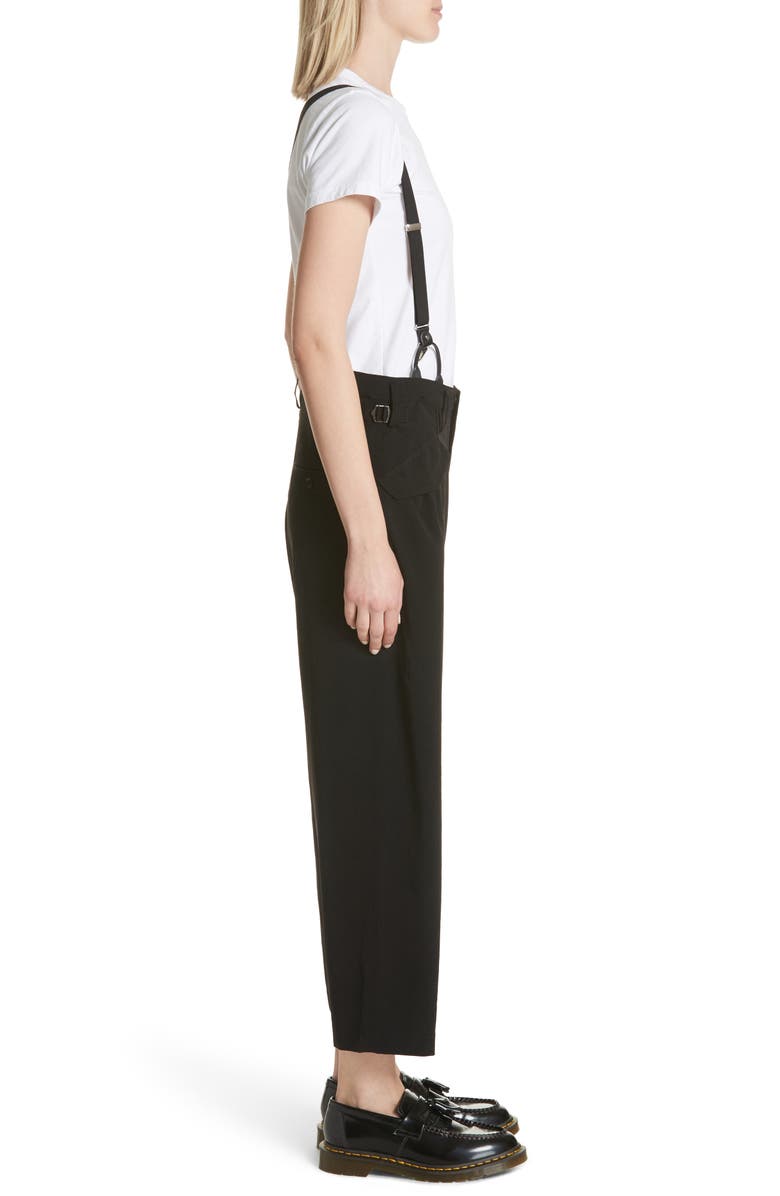 Y's by Yohji Yamamoto Pants with Suspenders, Alternate, color, 