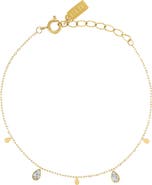 BEN ONI Pear Cubic Zirconia Charm Bracelet
