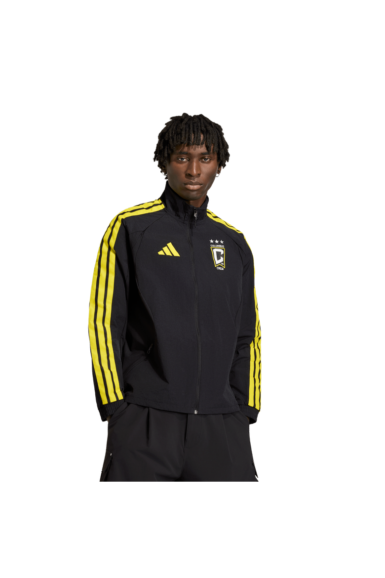 Men's adidas  Black Columbus Crew 2026 Anthem Raglan Full-Zip Jacket, Main, color, Black