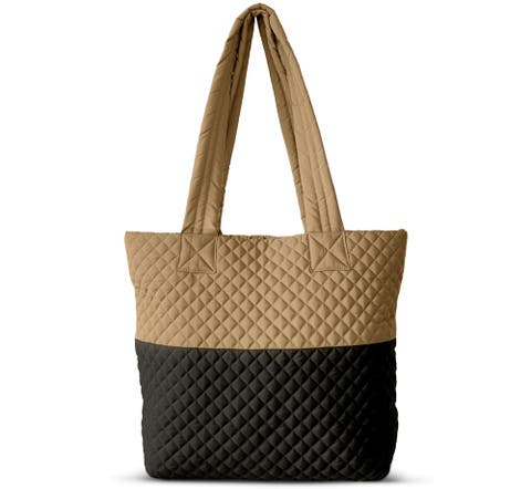 Newport Two-Tone Quilted Tote Bag