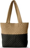 Youzey Newport Two-Tone Quilted Tote Bag
