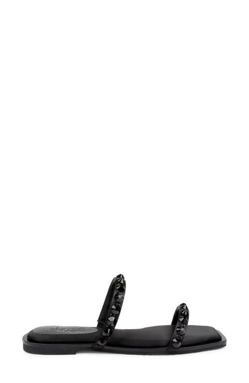 Jewel Badgley Mischka Honesty Slide Sandal In Black