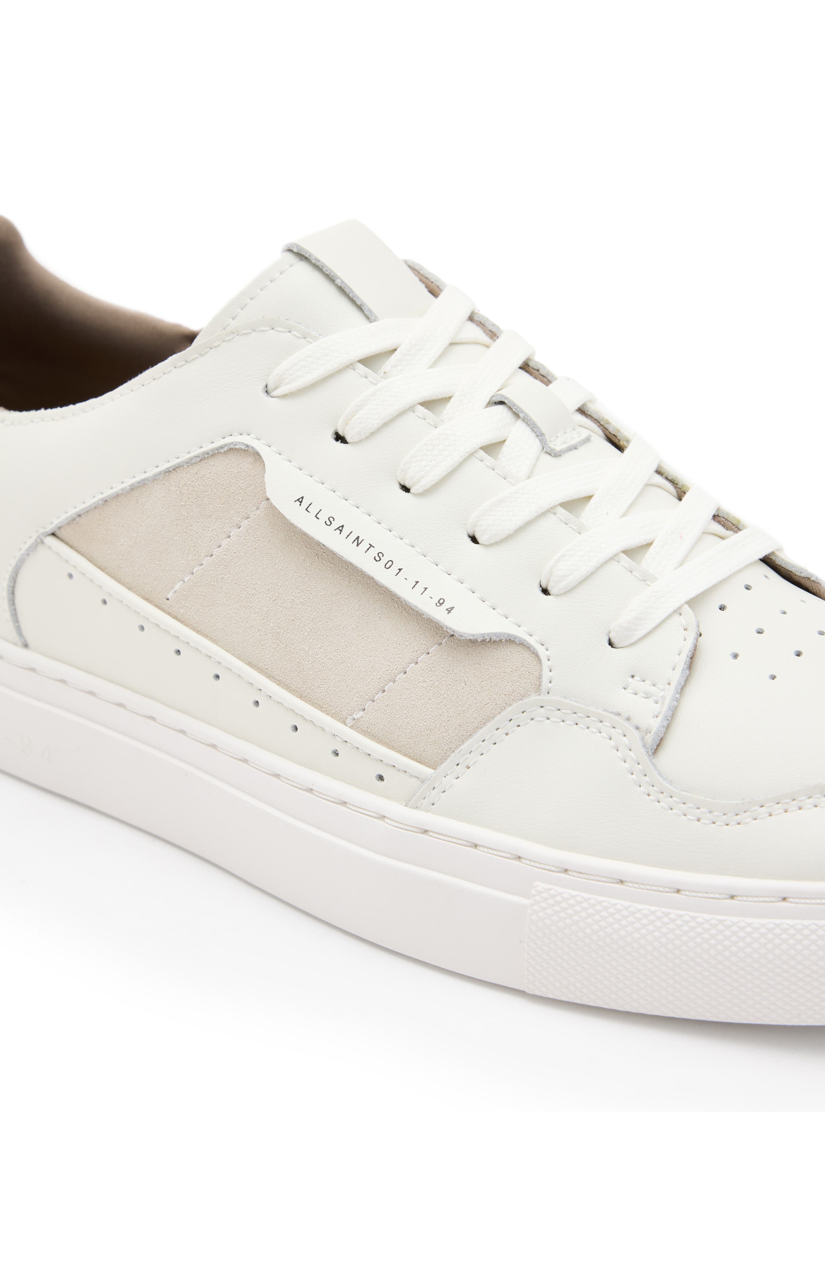 AllSaints Alton Low Top Sneaker, Alternate, color, White