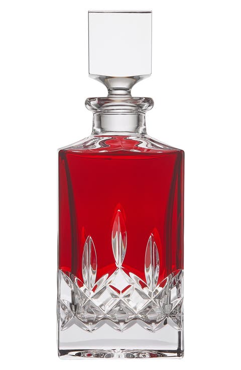 Lismore Red Crystal Decanter