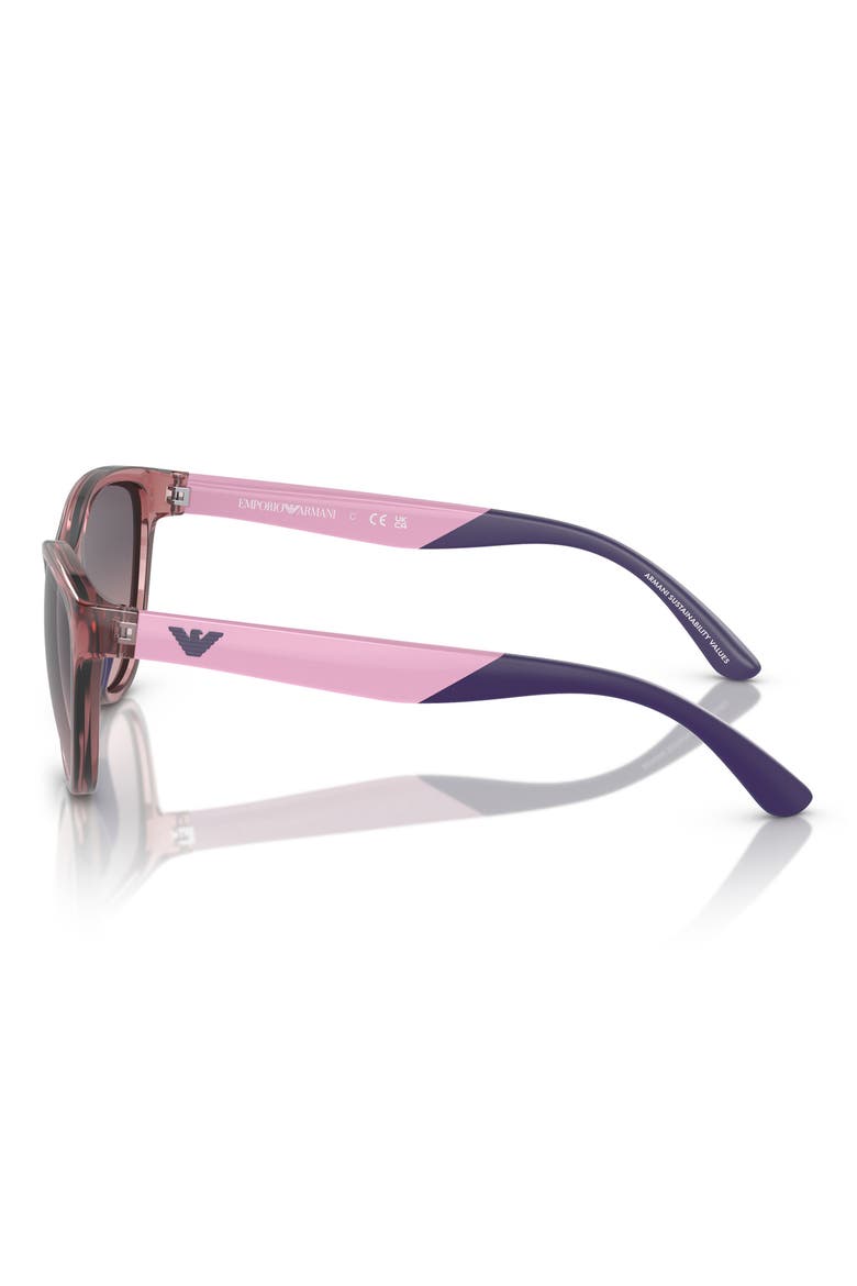 Kids' 48mm Cat Eye Sunglasses, Alternate, color, LILLAC / PINK GRADIENT GREY