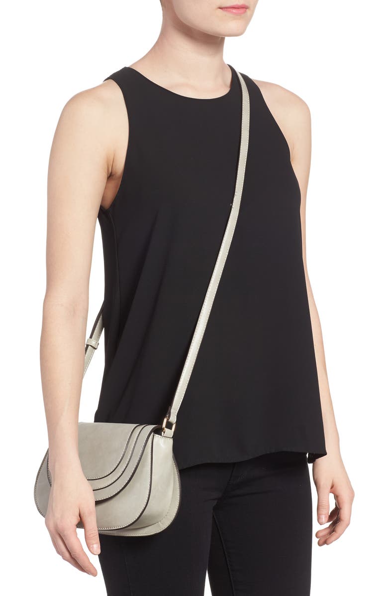 Sole Society Bryson Faux Leather Crossbody Bag, Alternate, color,