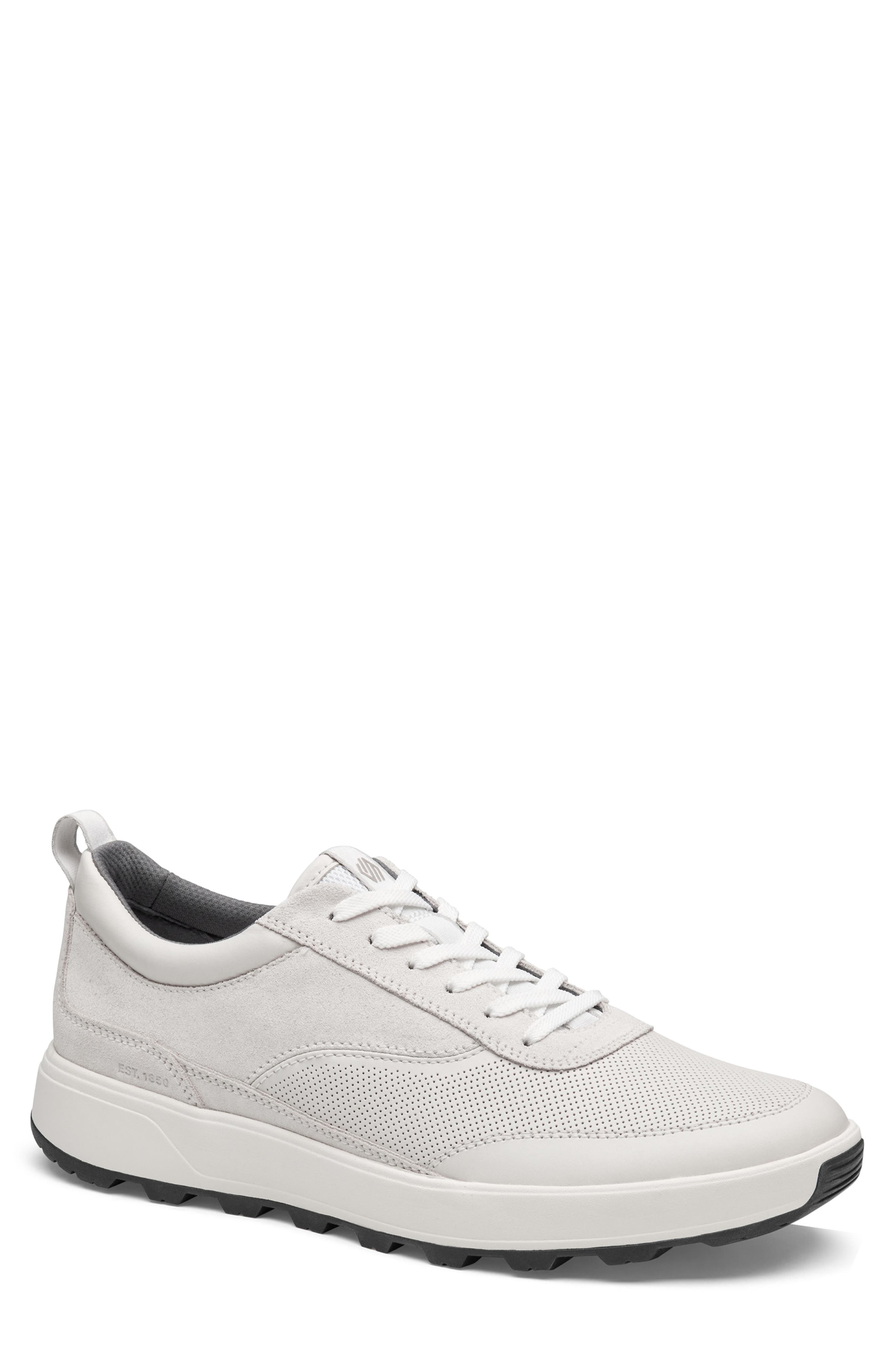  White Full Grain/ Suede