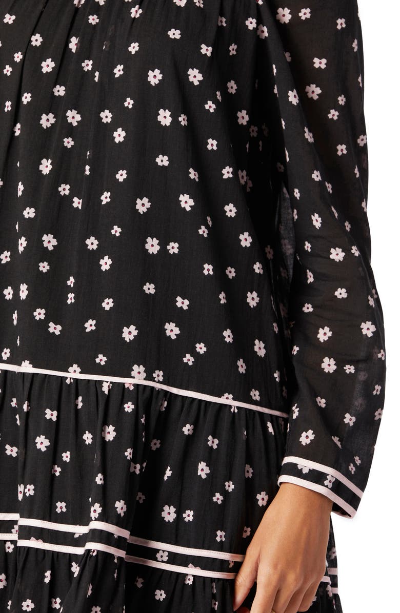 Joie Bessin Cotton Crepe Babydoll Dress, Alternate, color, 