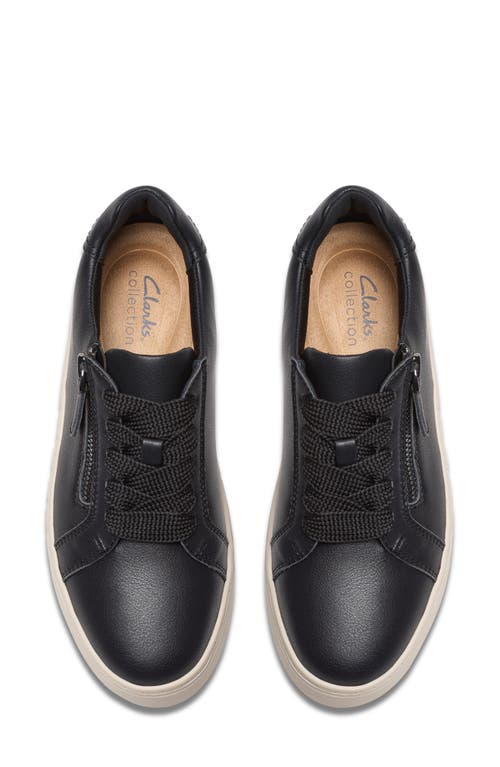 Clarks Women's Mykah Joy Round Toe Sneakers In Black