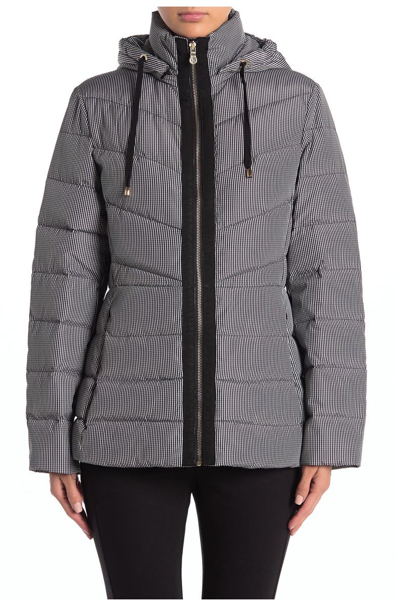 Kate Spade New York Drawstring Hood Zip Puffer Jacket, Main, color,