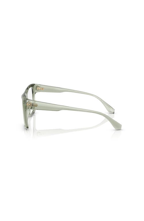 Michael Kors 51mm Square Optical Glasses In Green