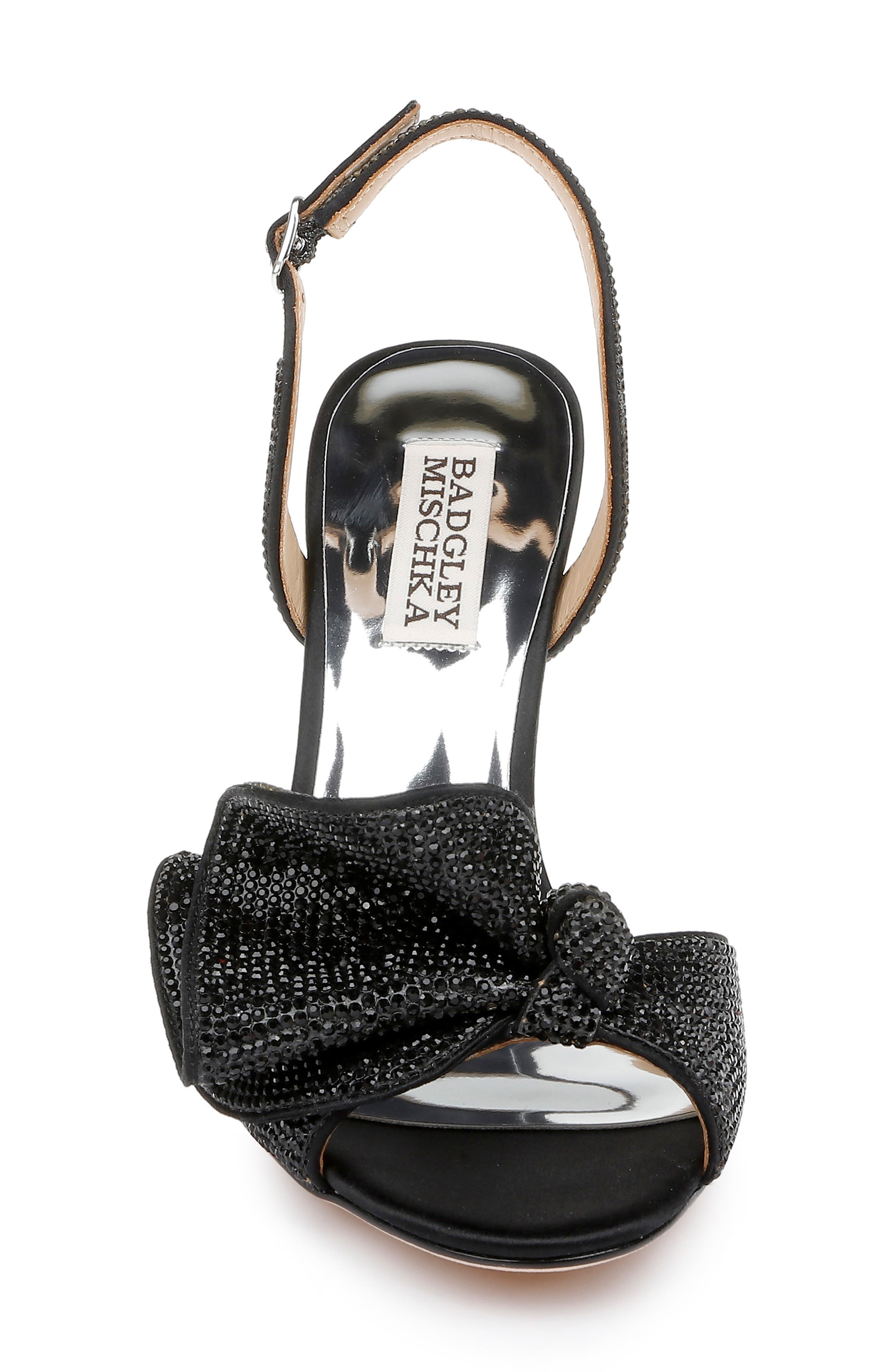 Badgley Mischka Collection Rennie Embellished Slingback Sandal, Alternate, color, 