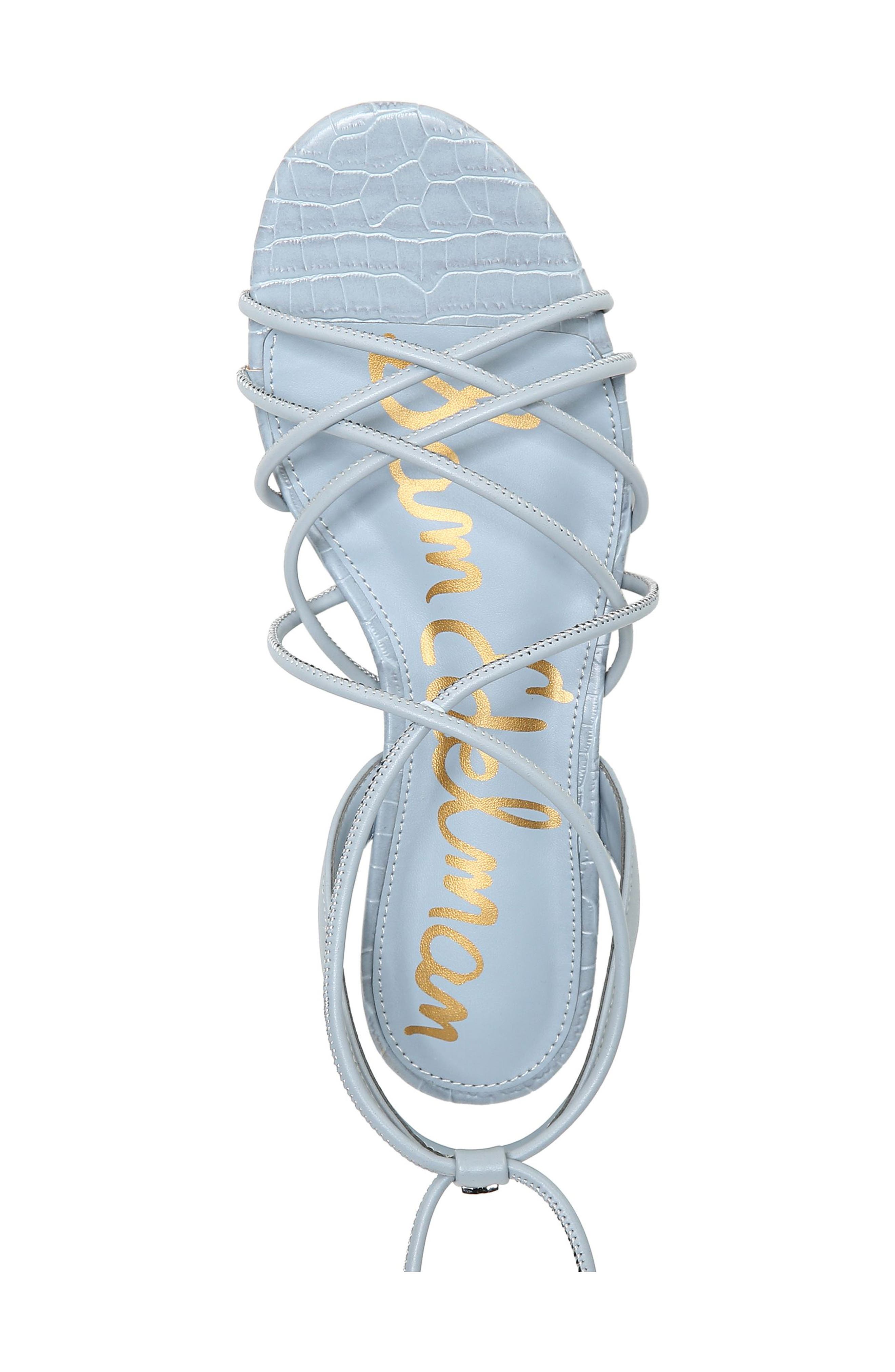 Tihana Sandal, Alternate, color, CLOUD BLUE LEATHER