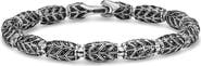 David Yurman Men's Chevron Bead Bracelet in Sterling Silver