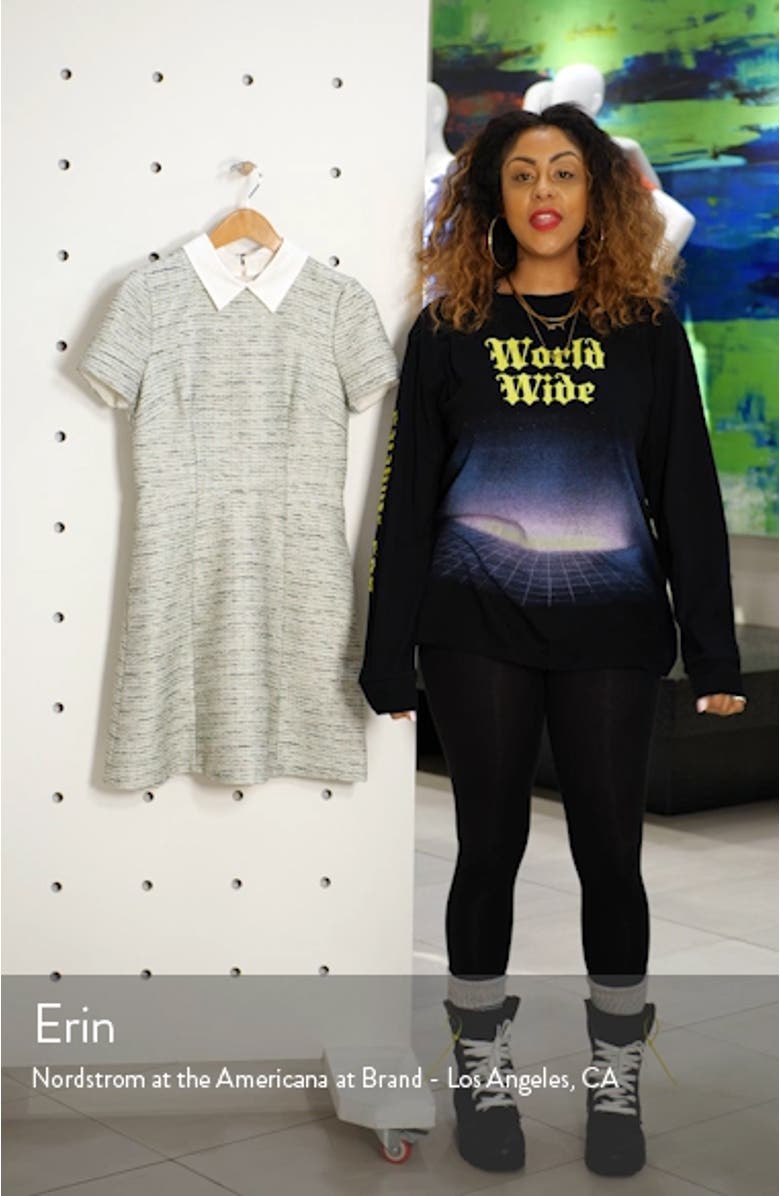 Tatum Highland Tweed A-Line Dress, sales video thumbnail