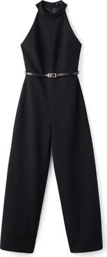 MANGO Cutaway Sleeveless Jumpsuit