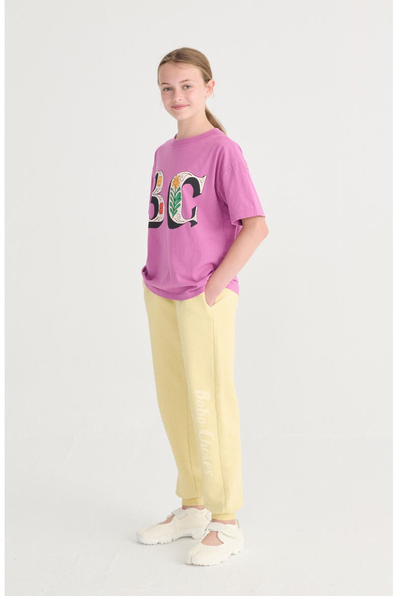 Kids' Cotton Joggers, Alternate, color, YELLOW