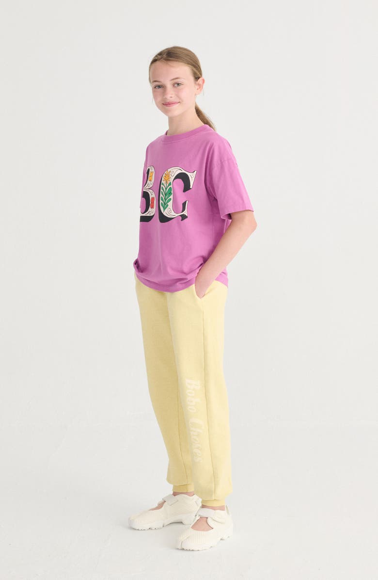 Bobo Choses Kids' Cotton Joggers, Alternate, color, Yellow