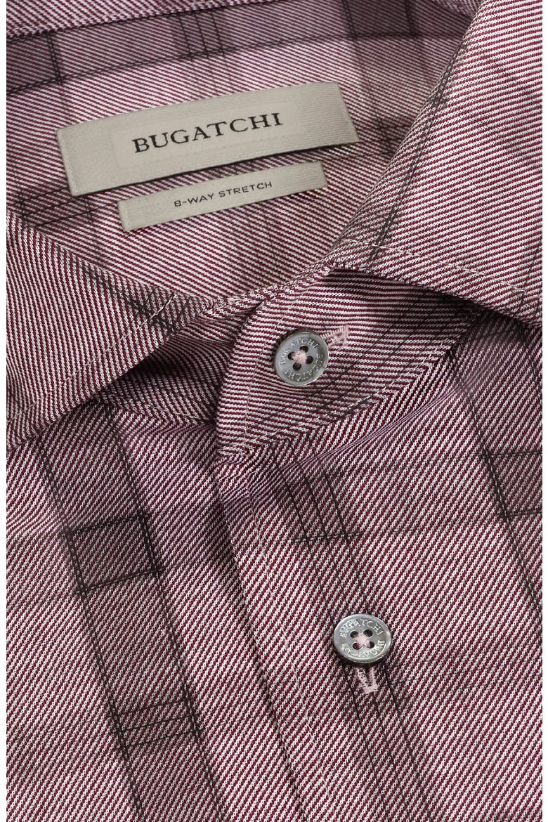 Devon OoohCotton® Plaid Button-Up Shirt, Alternate, color, BURGUNDY