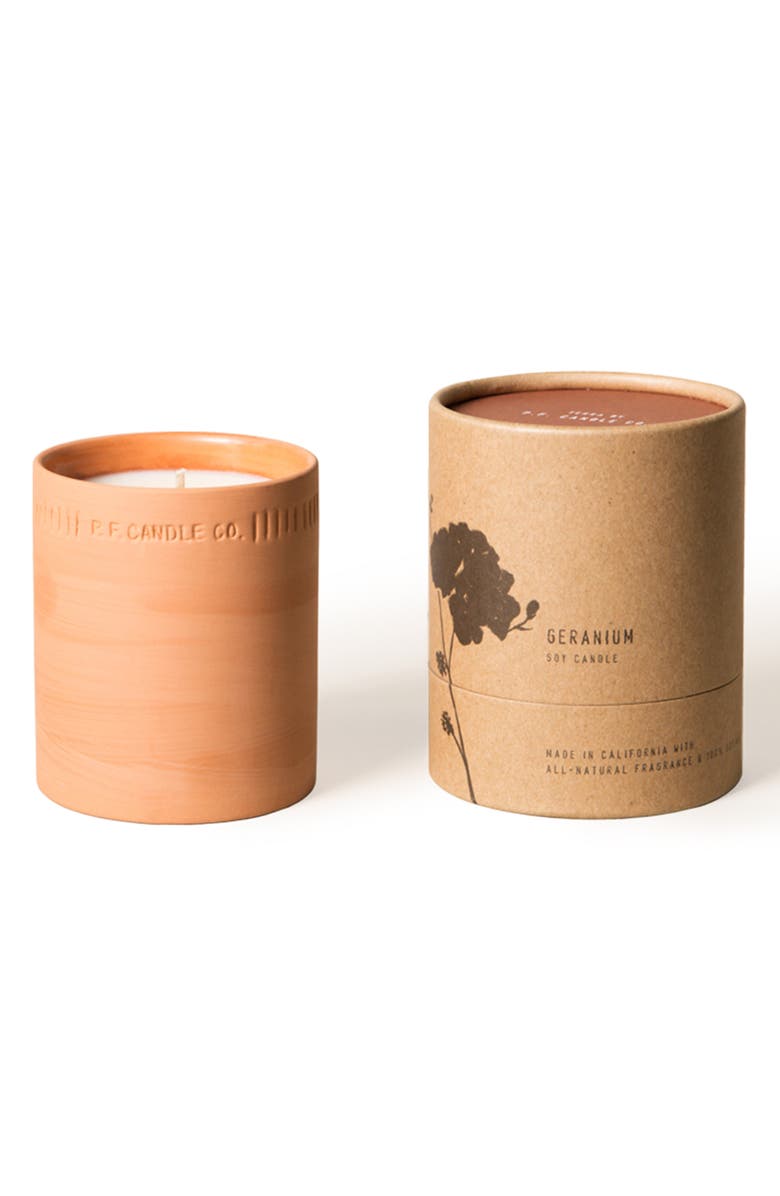 P.F. Candle Co. Geranium Terra Candle, Main, color,
