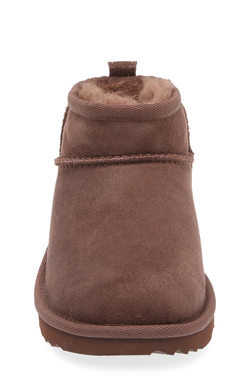 Ugg(r) Kids' Classic Ultra Water Resistant Genuine Shearling Mini Boot In Brown