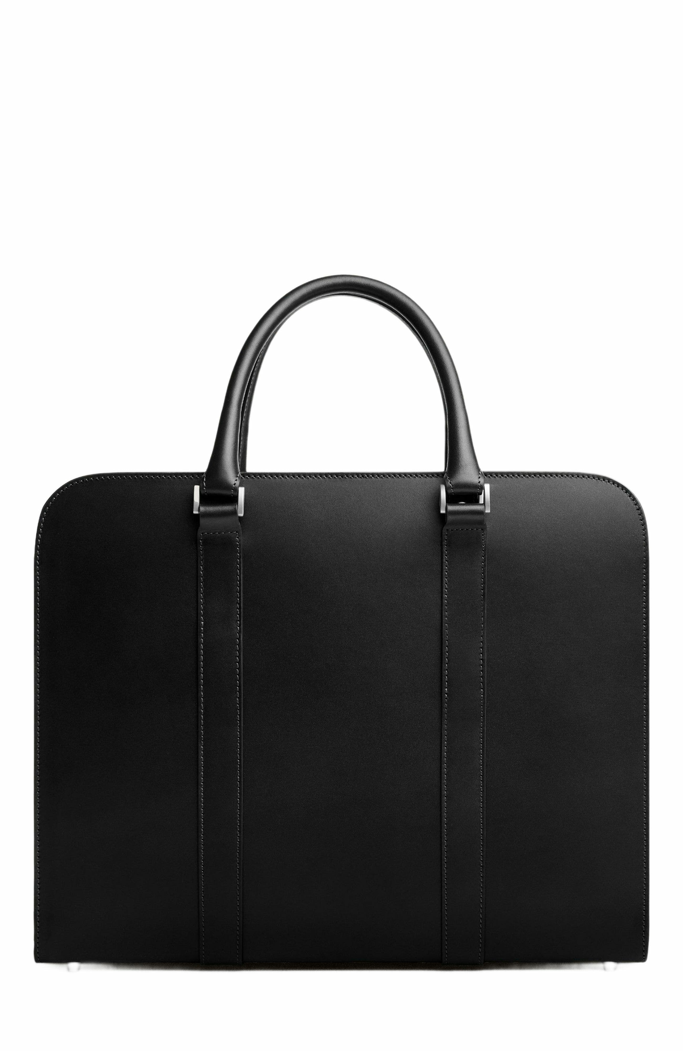 Carl Friedrik Palissy Double Briefcase, Alternate, color, Black
