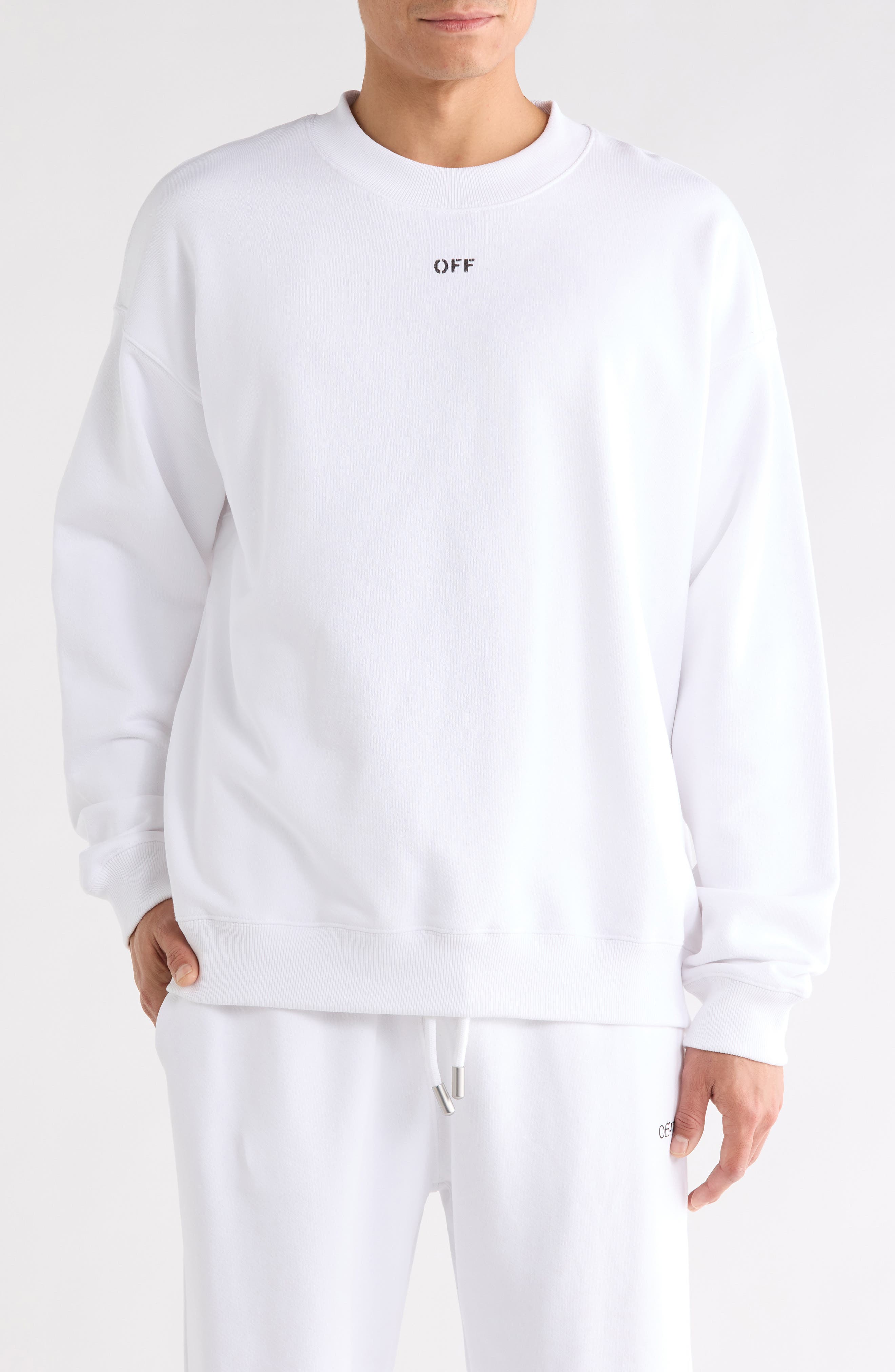 Off-White Dotted Arrow Crewneck Sweatshirt