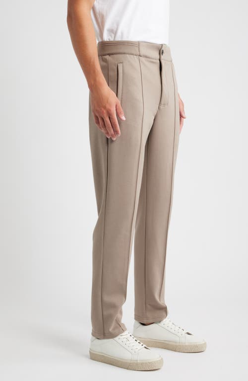 Bugatchi Soft Touch Pintuck Knit Pants In Brown