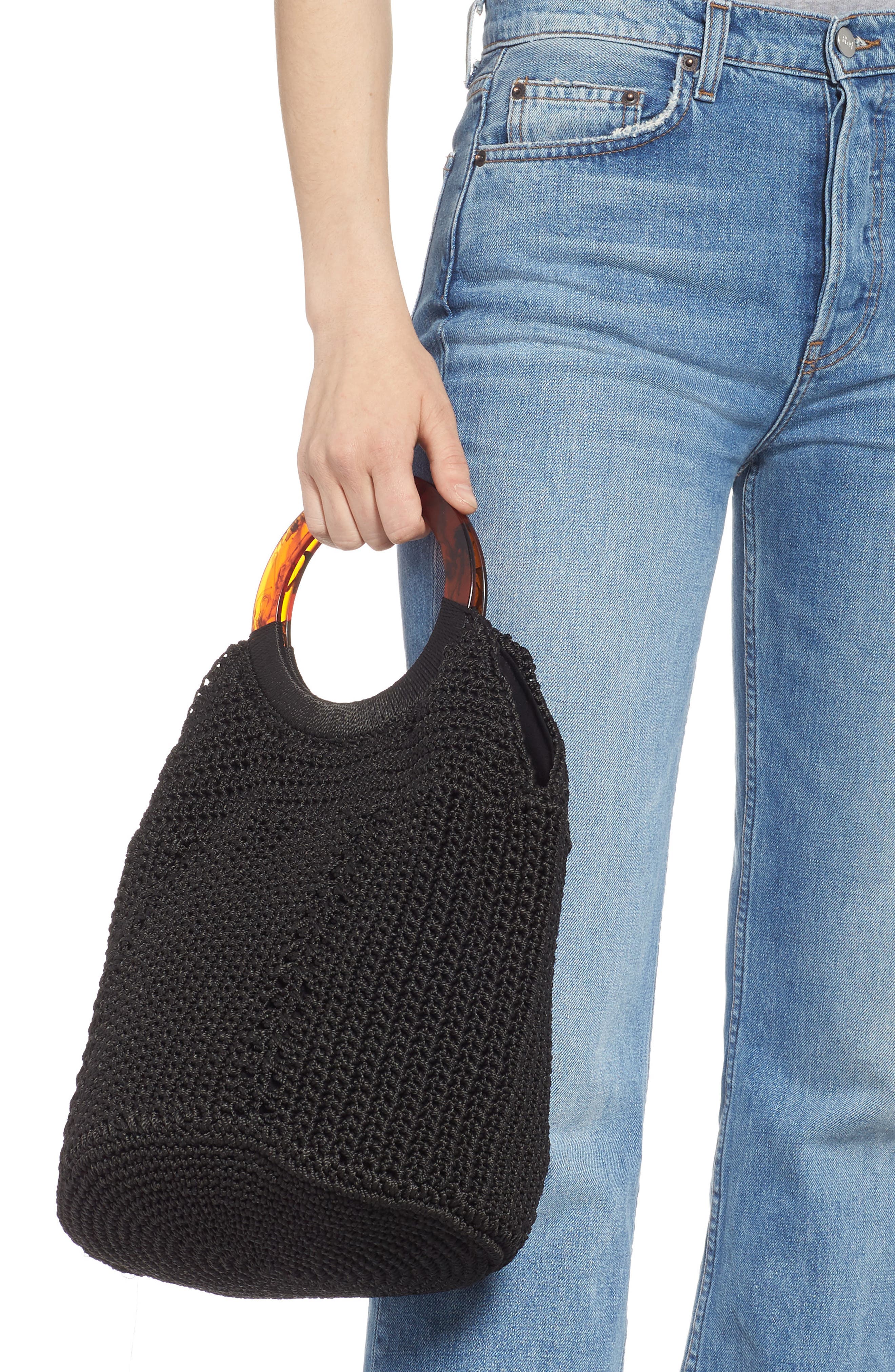 Nordstrom LaLa Crochet Tote, Alternate, color, 