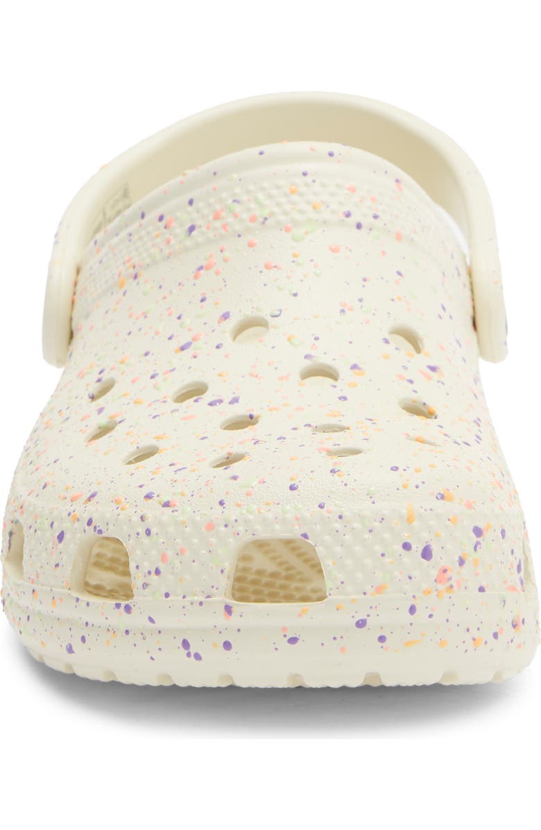 CROCS Kids' Classic Splatter Clog, Alternate, color, Summit White/ Multi