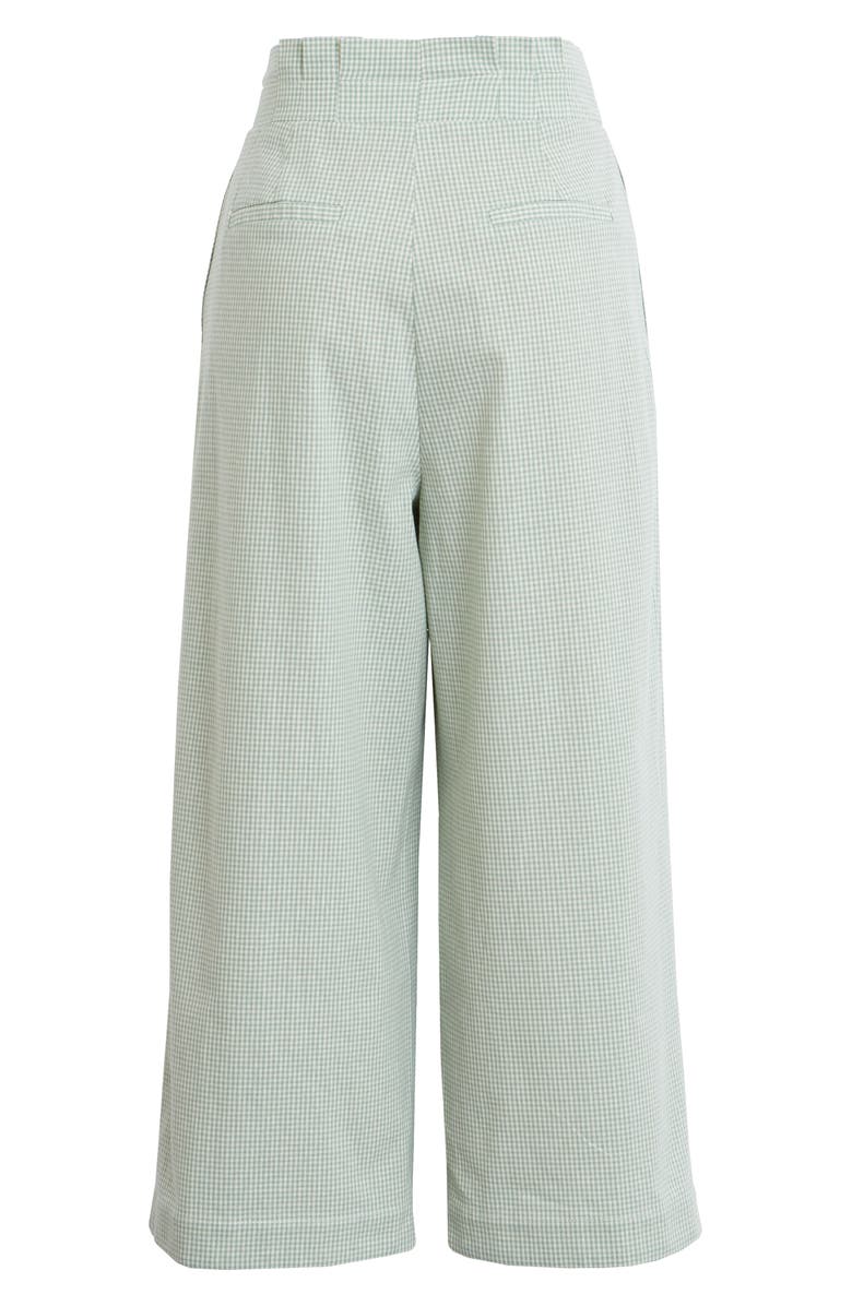 English Factory Pleated Crop Trousers, Alternate, color,