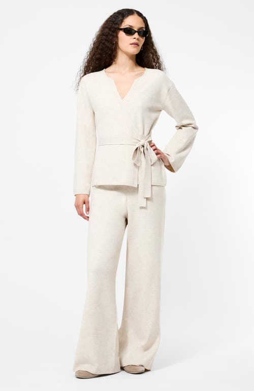 French Connection Marley Wrap Cardigan In Gray