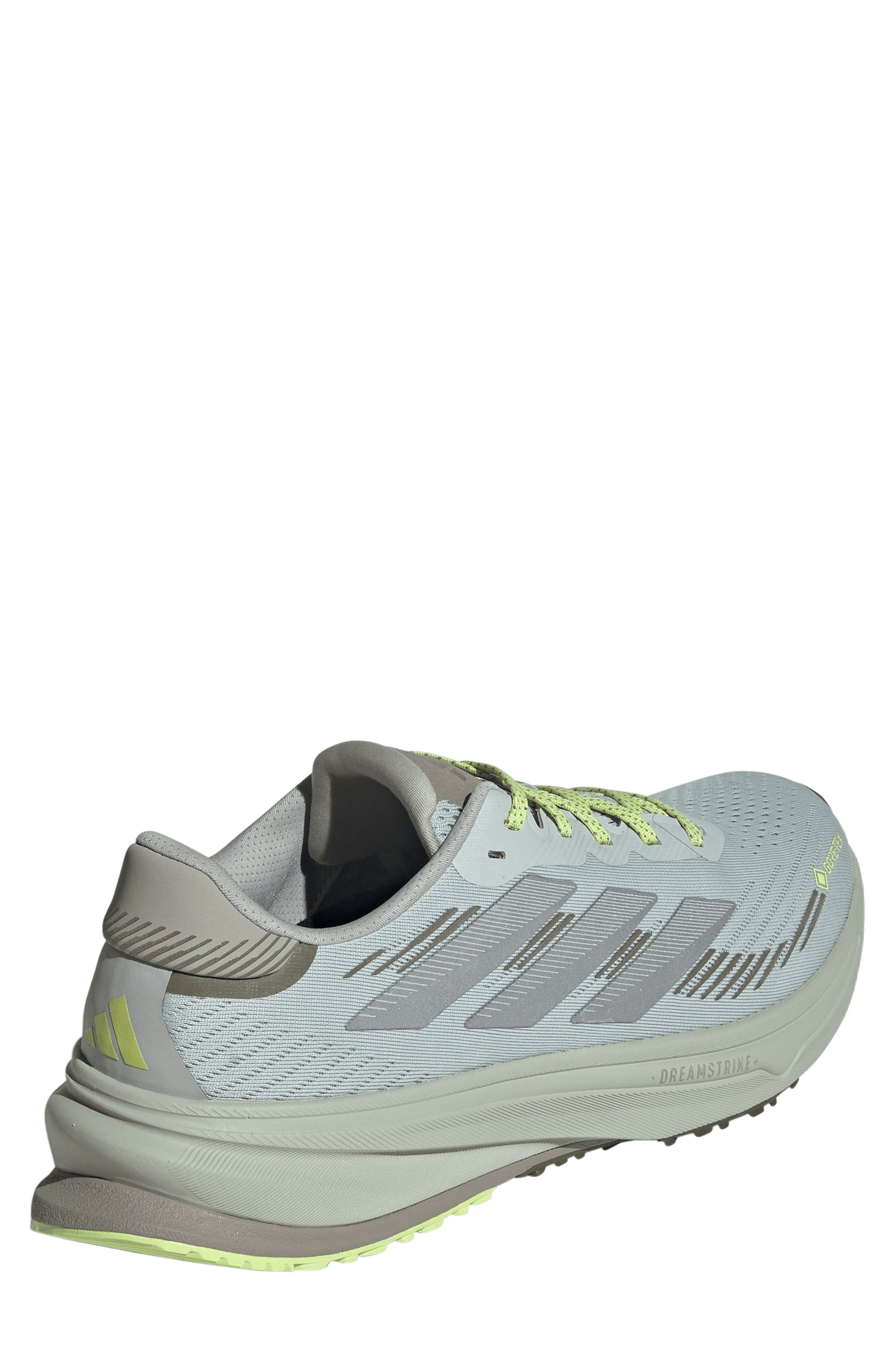 adidas Supernova Rise GTX Gore-Tex<sup>®</sup> Waterproof Running Shoe, Alternate, color, Silver/ Silver Metallic/ Olive