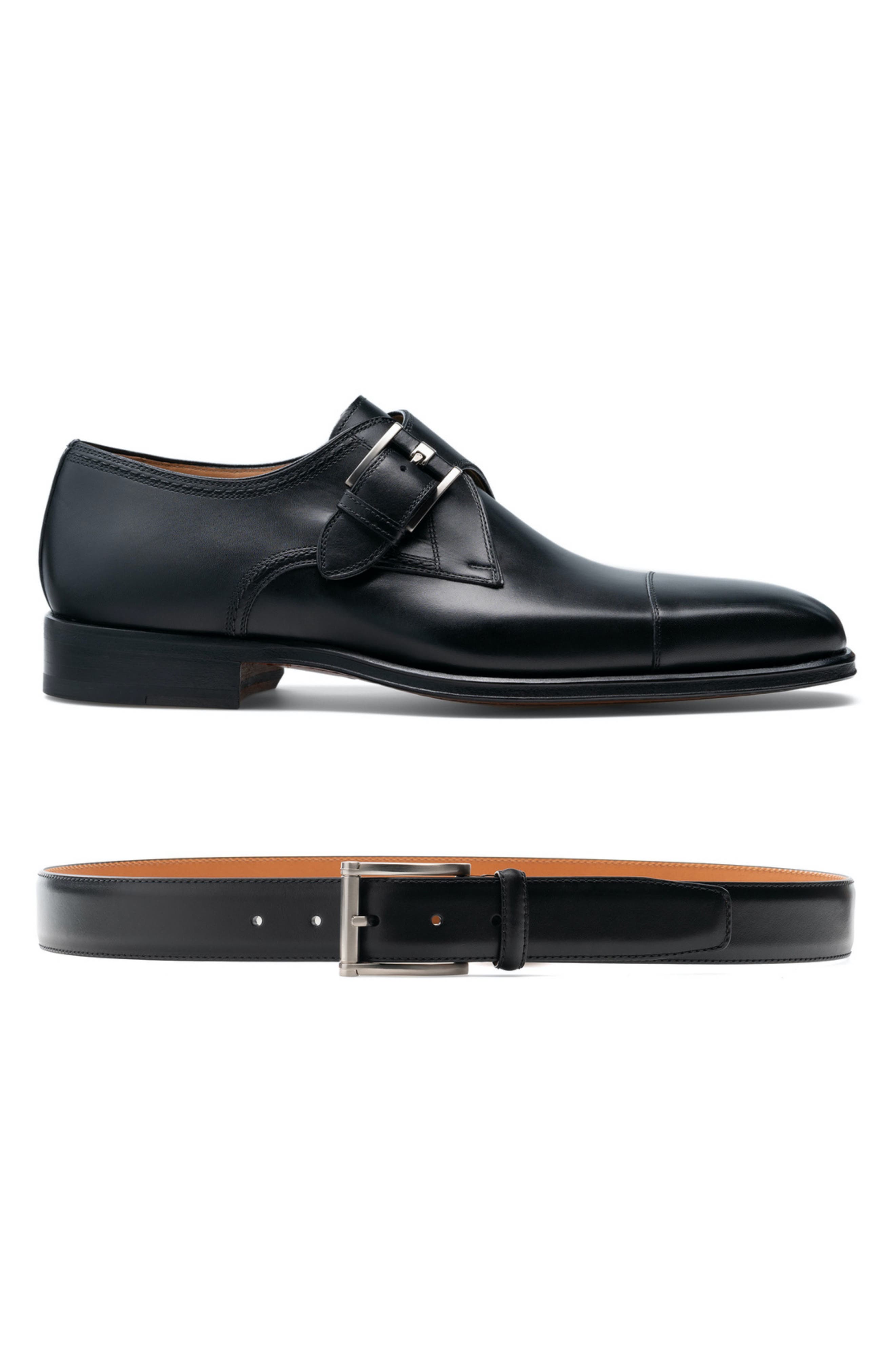 MAGNANNI Federico Black‎ Cap Toe Oxfords Leather Dress lace up Shoes Men 12M Naxos Men main image 4